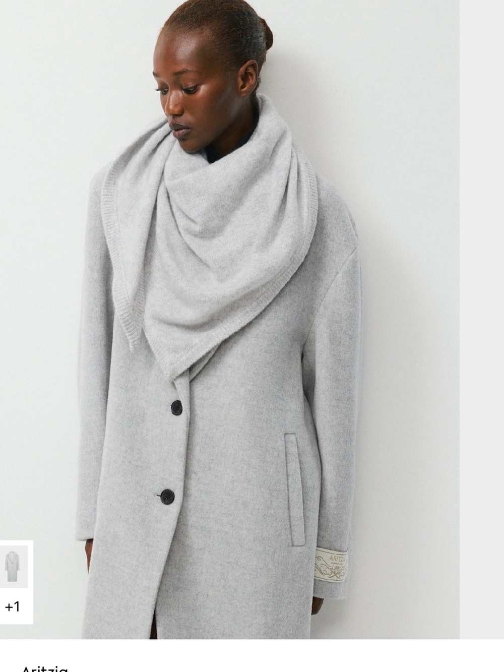 Brand New Aritzia 100% Cashmere Triangle Scarf